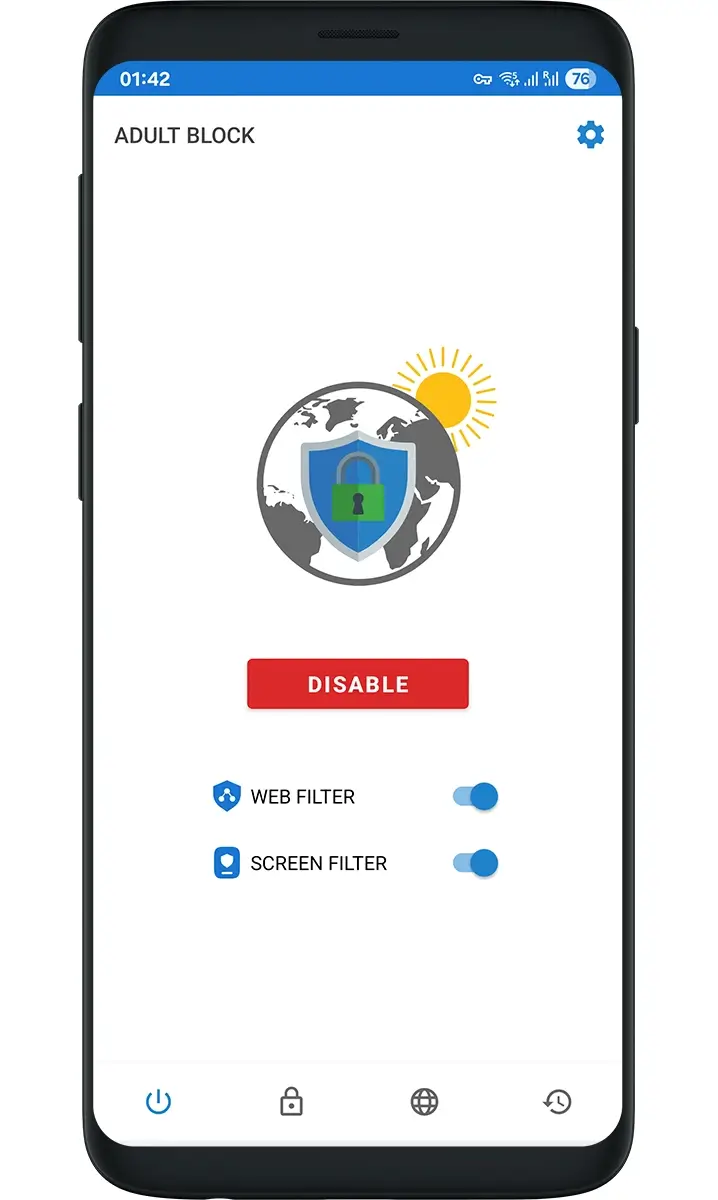  screenshot of Advanced Porn Blocker feature