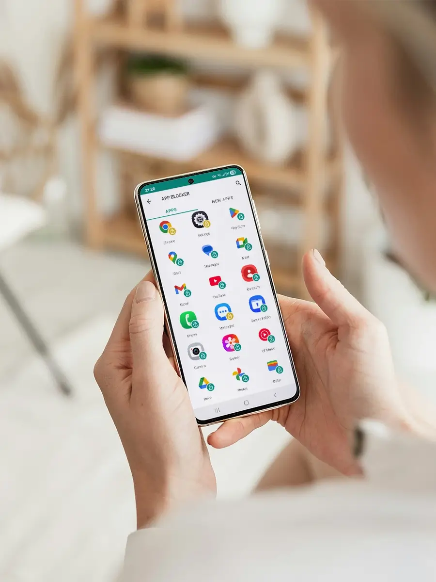 Image of Android App Blocker feature