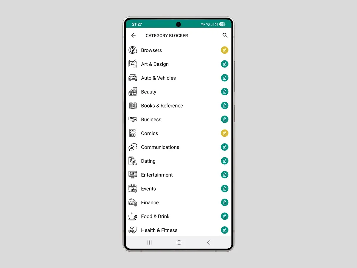 Image of New App Blocker feature