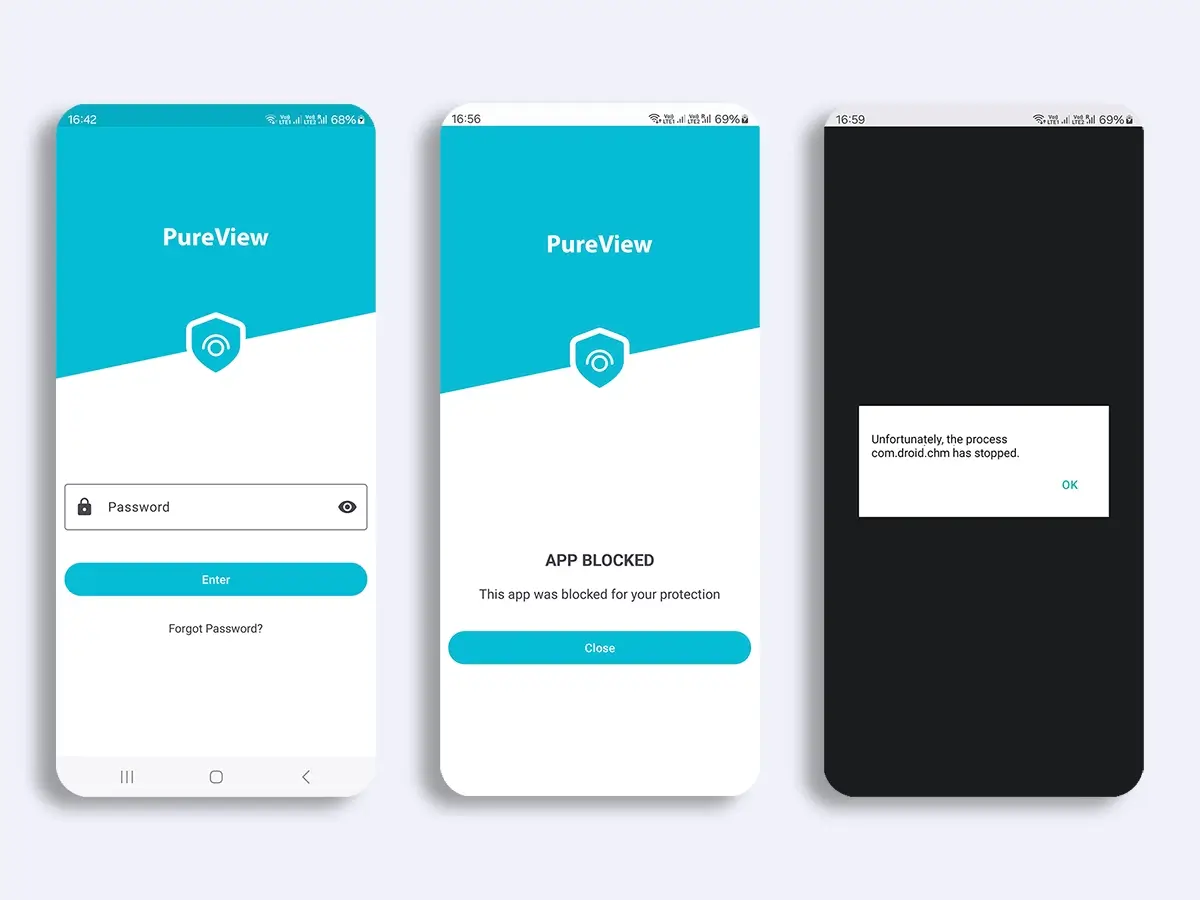 Image of Screen Blocking Types feature