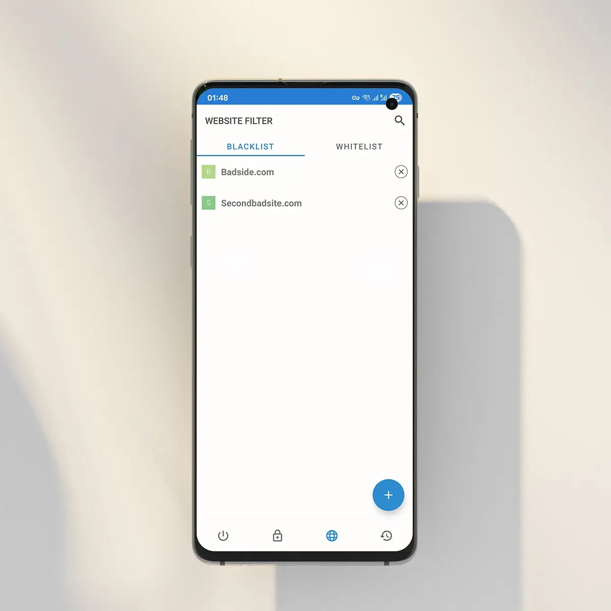 Image of Whitelist/Blacklist feature